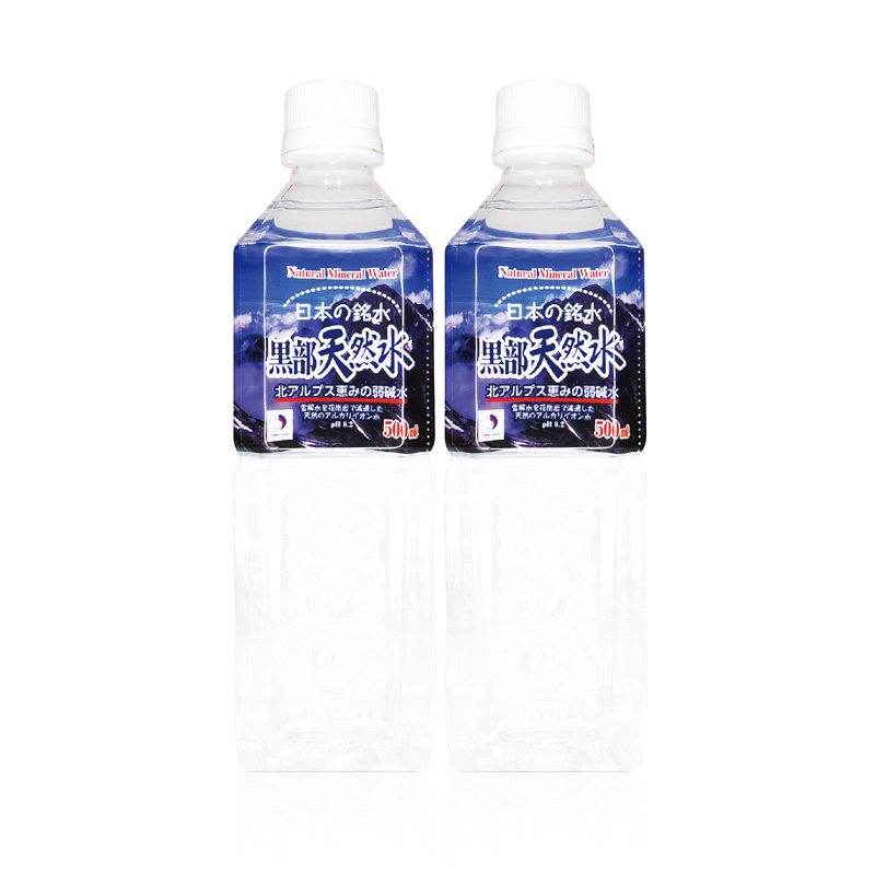 日本 PH8.2 富山黑部天然雪融饮用水花岗岩过滤 500ml(401239)