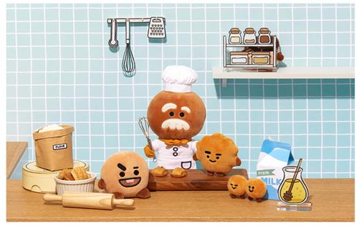 韩国Line Friends BT21宇宙公仔套装（5件/包）Line Friends 可爱JPY带授权招加盟代理 商品图0