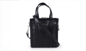 奥莱[风尚] Valencia Gabaza黑色迷你包JPY带授权招加盟代理