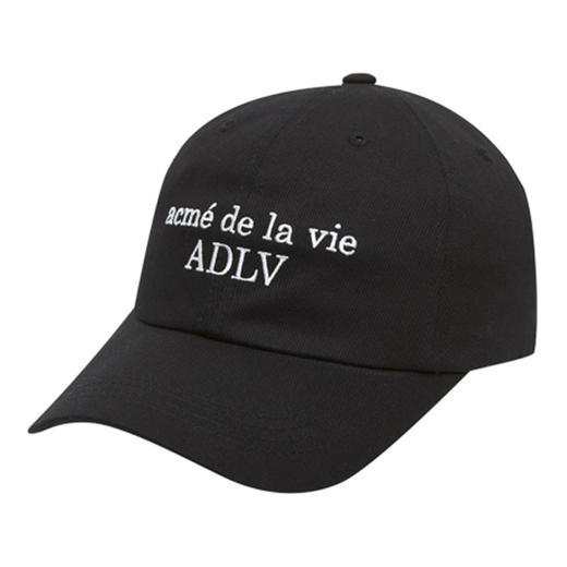 ACME DE LA VIE BASIC LOGO BALL CAP BLACK 帽子JPY带授权招加盟代理 商品图0