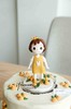 「翻糖定制」奶油蛋糕+翻糖人物 橘子女孩 商品缩略图1