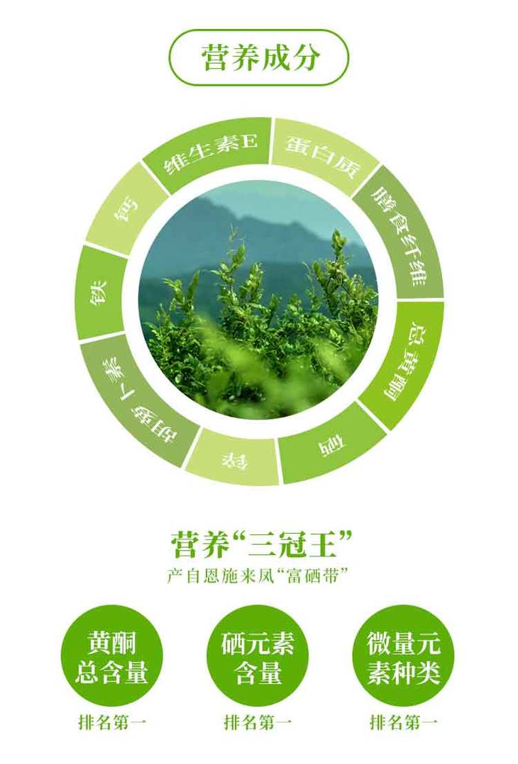 恩施来凤县特产助农爱心茶恩施硒茶3g20袋盒