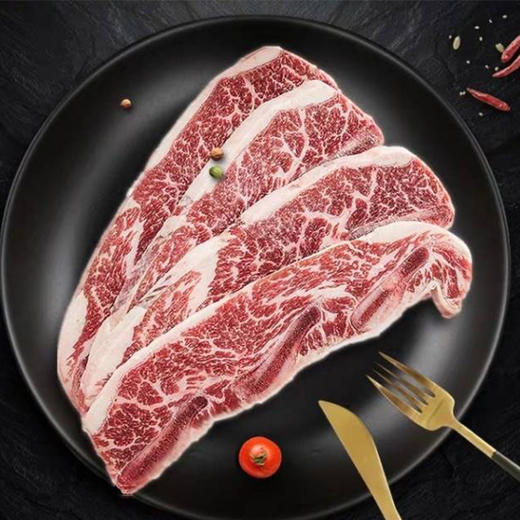 富华安格斯排酸牛肉雪花牛仔骨2斤