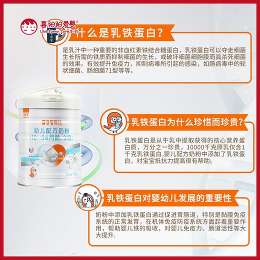 海王喜安智典悦1.2.3段配方奶粉750g 商品图4