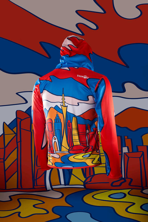 严素运动帽衫，广州好彩运动轻帽衫, 男女通款, 轻量速干透气 商品图3