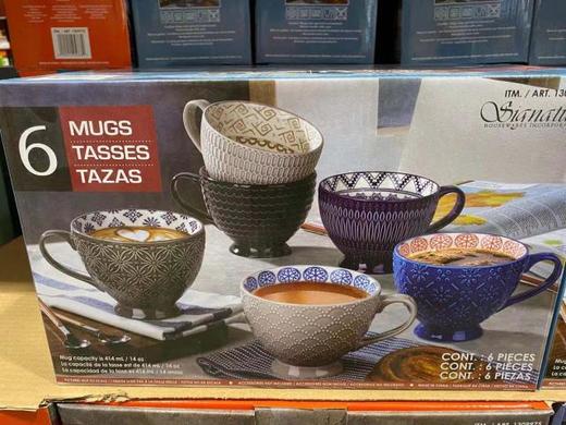 Signature Footed Mug 6P 瑞典风马克杯茶杯咖啡杯6件套 #1309975JPY带授权招加盟代理 商品图1