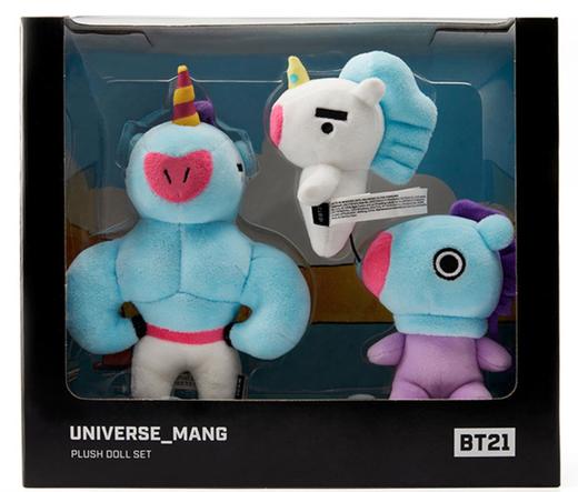 韩国Line Friends BT21宇宙公仔套装（3件/包）Line Friends可爱JPY带授权招加盟代理 商品图2