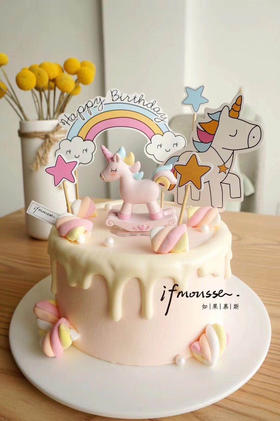 「女士」木马独角兽