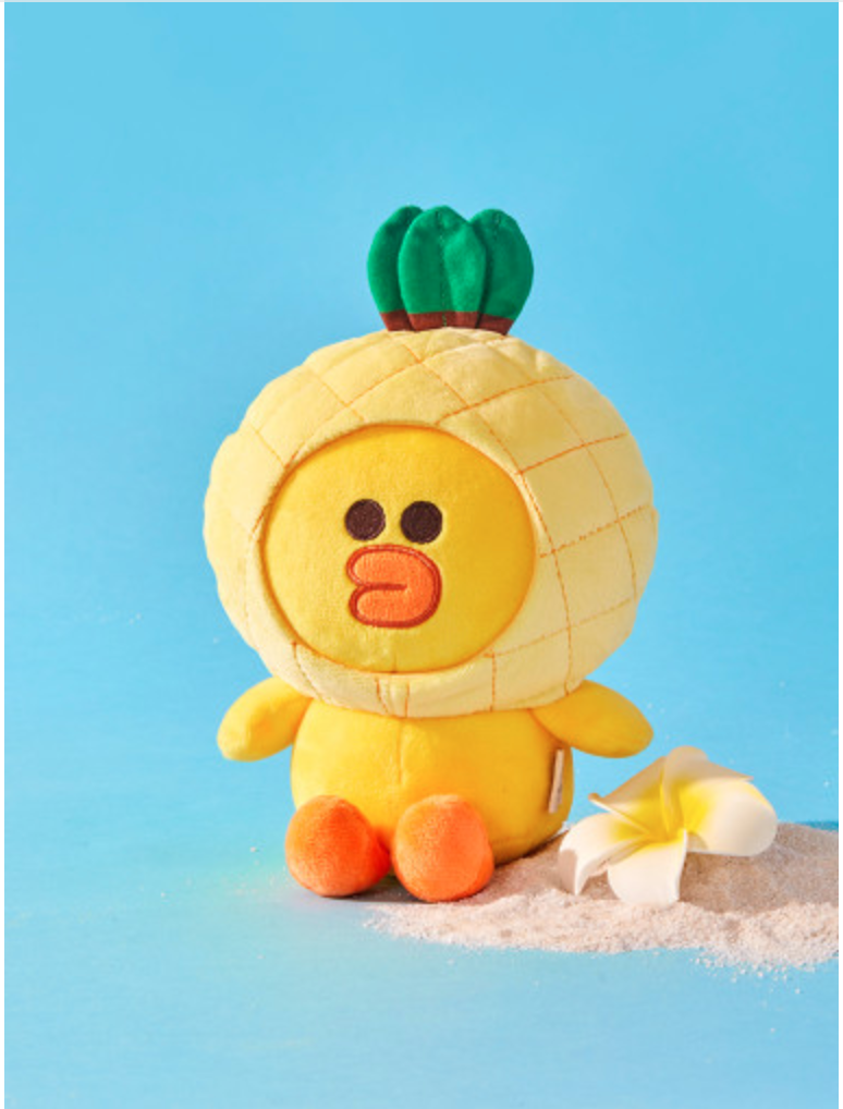 韩国linefriends莎莉果味坐公仔linefriends可爱