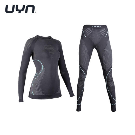 UYN 户外运动进系列男女内衣速干排汗长袖长裤贴身保暖滑雪套装 商品图3