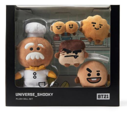 韩国Line Friends BT21宇宙公仔套装（5件/包）Line Friends 可爱JPY带授权招加盟代理 商品图2