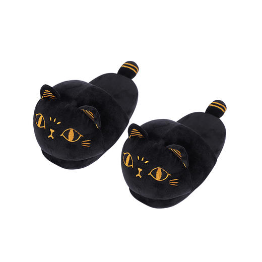 大英博物馆官方盖亚·安德森猫毛绒拖鞋冬季居家礼物卡通送女友 商品图4