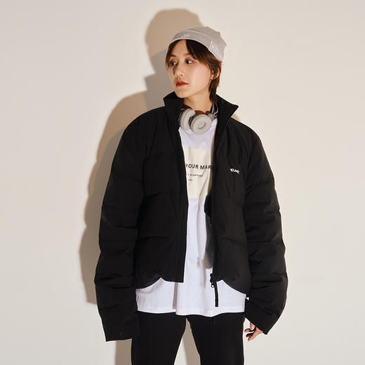 卡尔美女士秋冬短款羽绒服保暖外套面包服YR60405004 商品图2