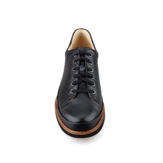 断码特价40.5码——葡萄牙原产手工制作高品质超舒适男士商务休闲皮鞋黑色M1310（超轻款） 商品图5