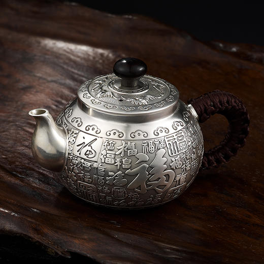 百福泡茶银壶 商品图2