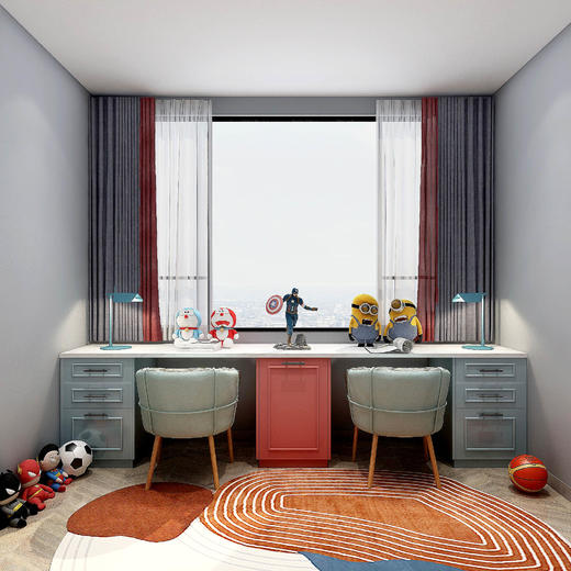 现代·混搭飘窗柜 商品图0