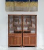 红桥红  家具严选  缅甸花梨（大果紫檀）  【188双抽屉带柜门 圆腿玻璃展示柜】 商品缩略图0