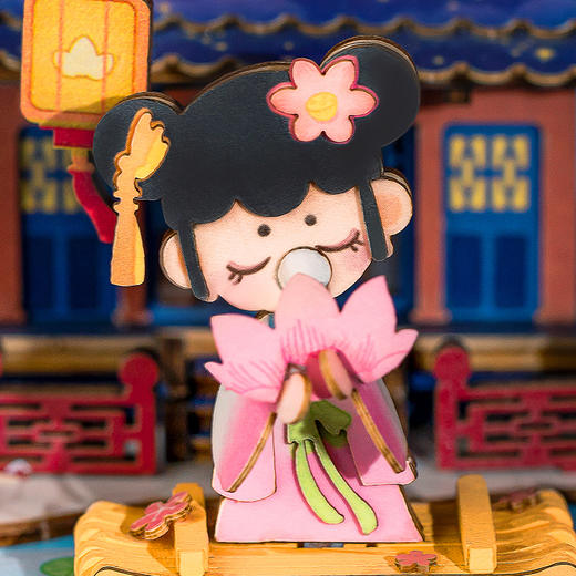 T 若来 美人新说八音盒 醉花灯 AMU01 商品图2