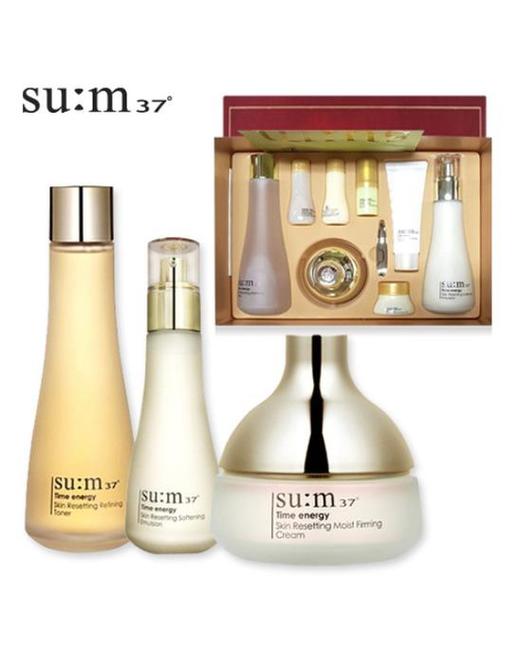韩国苏秘SUM37°呼吸时光能量三件套 护肤水乳面霜套盒首尔直邮JPY带授权招加盟代理 商品图0