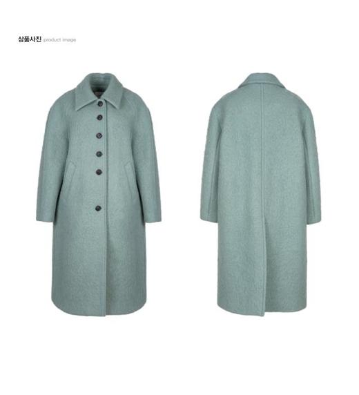 韩国MAISONMARAIS GRANDMA COAT [MINT] M207CT003MT羊毛外套大衣JPY带授权招加盟代理 商品图4