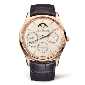 积家 Jaeger-LeCoultre Master Ultra Thin Perpetual超薄大师系列 万年历腕表 Q1302520