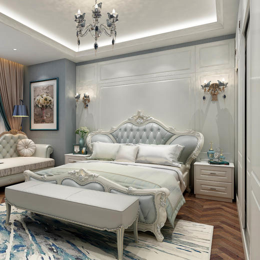 全欣简欧床头柜 商品图0