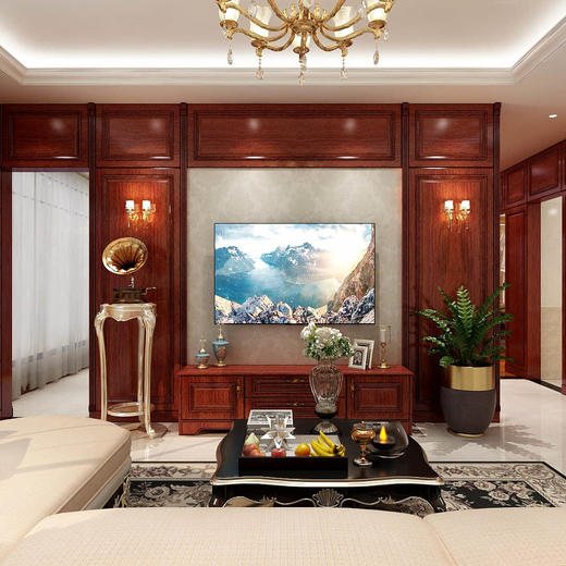 经典纯欧电视柜 商品图0