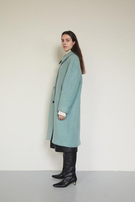 韩国MAISONMARAIS GRANDMA COAT [MINT] M207CT003MT羊毛外套大衣JPY带授权招加盟代理 商品图2