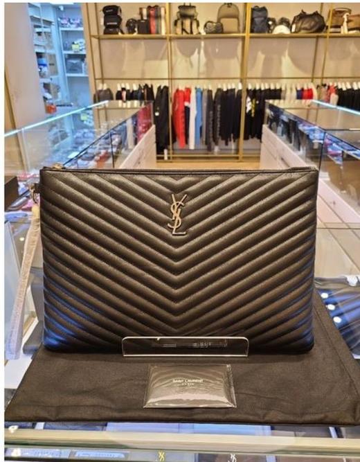 奥莱[圣罗兰]圣罗兰的会标手拿包440222CWU021000（440222）JPY带授权招加盟代理 商品图0