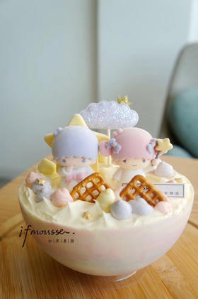 「女孩」星球蛋糕 双子星 敲敲乐