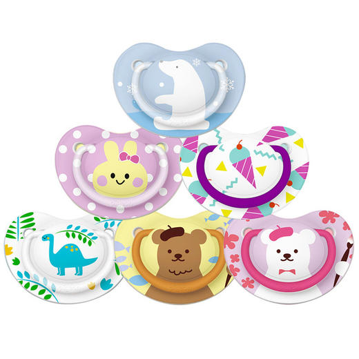 【新款纷趣系列】贝亲安抚奶嘴婴儿硅胶安睡奶嘴新生儿宝宝安慰奶嘴带盖0-6-18个月 商品图4