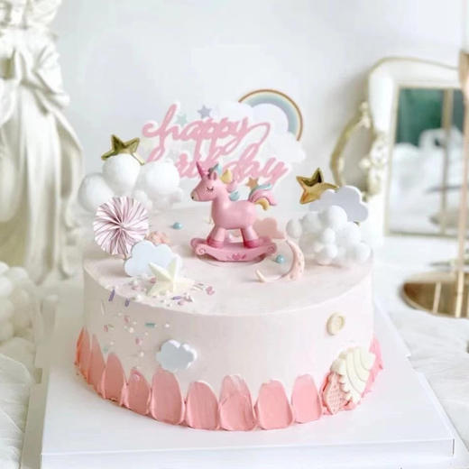 【独角兽蛋糕】-儿童款生日蛋糕-可可爱爱 商品图6