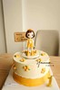 「翻糖定制」奶油蛋糕+翻糖人物 橘子女孩 商品缩略图0