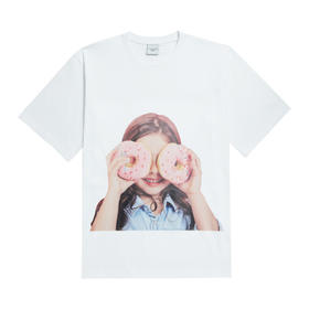 ACME DE LA VIE BABY FACE SHORT SLEEVE WHITE DONUT 3 短袖T恤JPY带授权招加盟代理