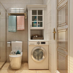 全欣简欧洗衣机柜