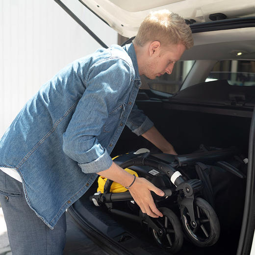 Bugaboo Bee6 城市舒适型儿童推车 可双向可折叠可站立 城市乐园，自在畅玩【银色车架】 商品图6