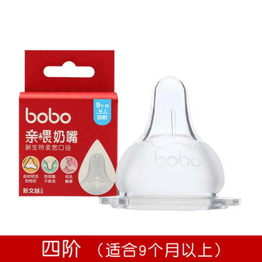 乐儿宝bobo 奶嘴 新生儿特柔宽口径奶嘴  硅胶奶嘴BN1704-1701 商品图3