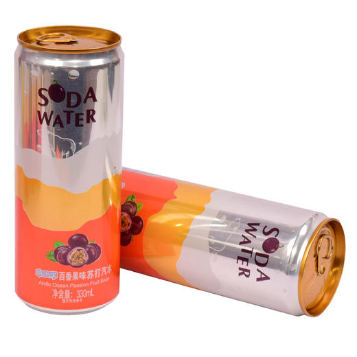 【整箱24听】北冰洋百香果味汽水330ml*24听 商品图4