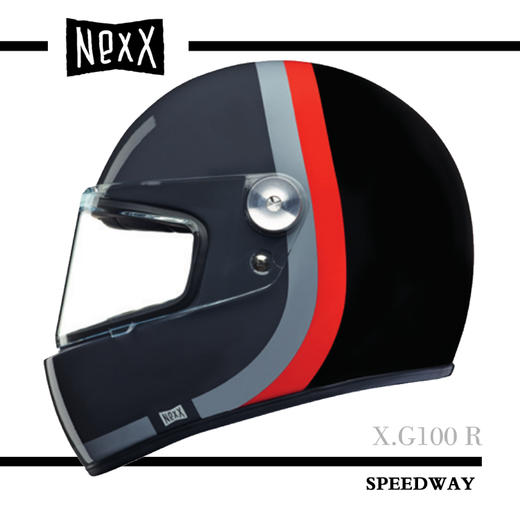 葡萄牙X NEXX X.G100R 速轨SPEEDWAY碳纤维复古头盔全盔 商品图1