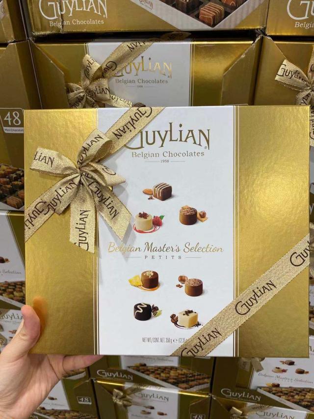比利时Guylian吉利莲夹心巧克力 350g 什锦礼盒装送礼 韩国直邮JPY带授权招加盟代理