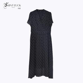 SAINT L’UCK/圣媛女装夏季中长款雪纺连衣裙SA220L31