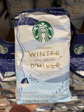 Starbucks星巴克咖啡豆冬季限定款中度烘焙1.13kg 韩国直邮JPY带授权招加盟代理