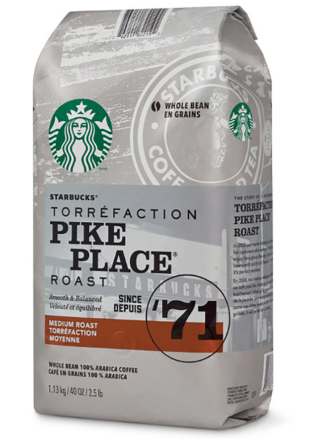 Starbucks/星巴克Pike Place Whole Bean Coffee 1.13kg 中度烘培JPY带授权招加盟代理