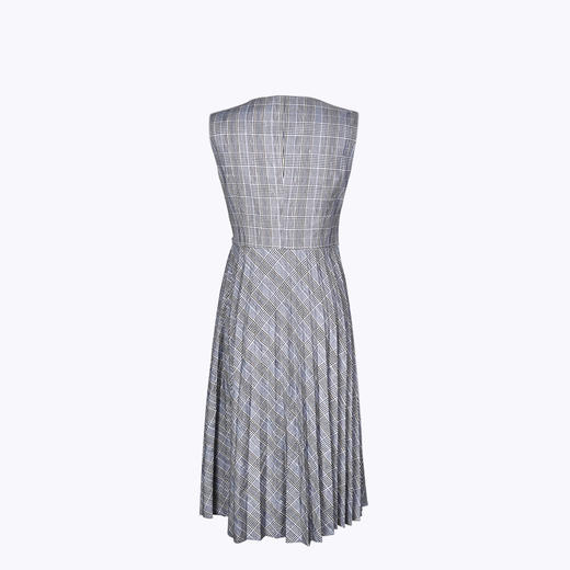 SAINT L’UCK/圣媛女装新款V领格子连衣裙SA120L04 商品图5
