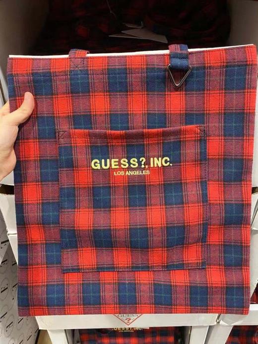 GUESS 帆布包 纯棉 Eco Bag Pallet #622353 韩国直邮JPY带授权招加盟代理 商品图1