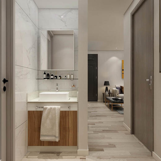 都市镜框卫浴柜 商品图0