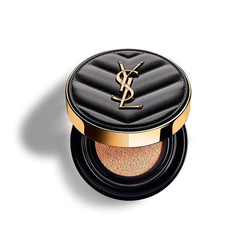 YSL圣罗兰全新皮气垫14g 哑光遮瑕保湿持久不脱妆
