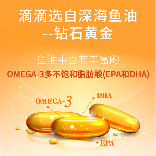 【买1送1 买2送2再减30 买3送3再减60】朗迪深海鱼鱼油软胶囊 血管垃圾的清道夫 辅助降血脂、血压、血栓等 中老年成人鱼油 商品图9