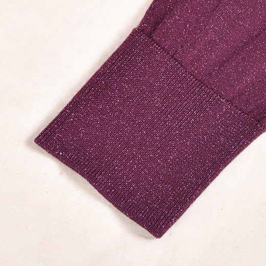 圣三利女装 优雅闪光丝半高领羊毛针织衫SL1938001 商品图3