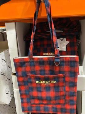 GUESS 帆布包 纯棉 Eco Bag Pallet #622353 韩国直邮JPY带授权招加盟代理